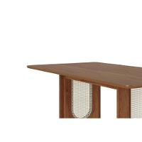 Mesa Multiuso Cozinha Valentina C- Tampo Madeirado 210x100cm Cinamomo - Cimol