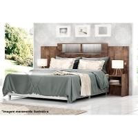 Painel Cama Box Madeirado Solteiro-casal-queen Mila C- Espelho Off White - Panan - 7