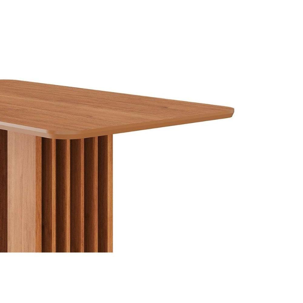 Mesa Multiuso Cozinha Ariela C- Tampo Madeirado 130x80cm Cinamomo - Cimol - 5