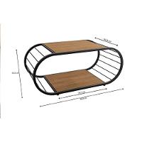 Mesa Centro Sala Li039 Canela-branco - Kappesberg - 2