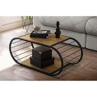 Mesa Centro Sala Li039 Canela-branco - Kappesberg - 4