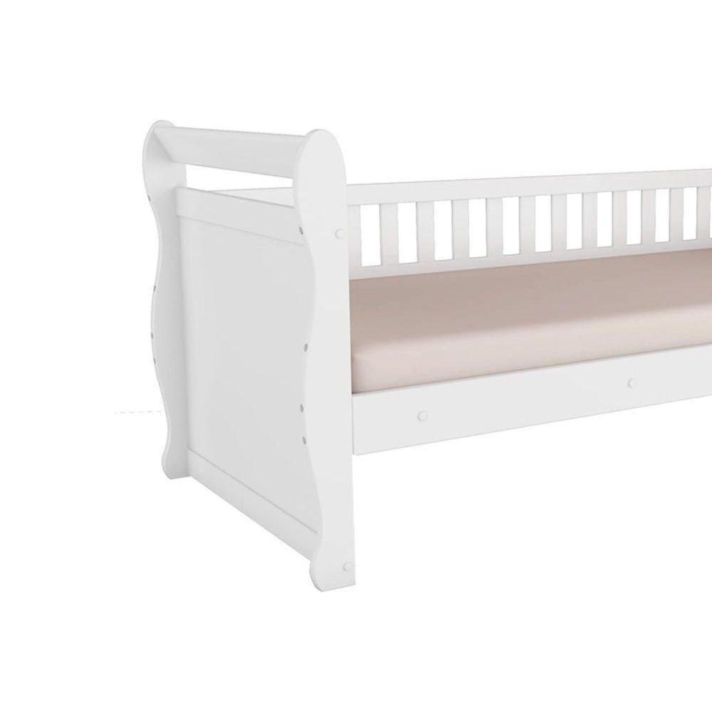 Cama Box Base C- Gavetas De Babá Maria (branco-amendoa) - Peroba - 5