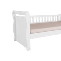 Cama Box Base C- Gavetas De Babá Maria (branco-amendoa) - Peroba - 5