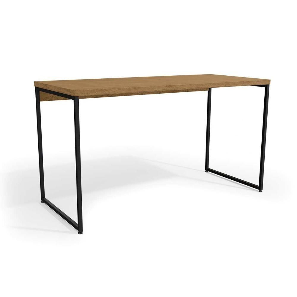 Mesa Secretária Escritório Secretária Industrial Li003 Canela-branco - Kappesberg - 4