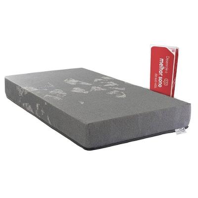 Colchão Solteiro Espuma D28 A Vácuo Gray Bed In Box (88x188x19) - Kappesberg