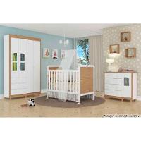 Berço - Mini Cama Infantil Cloe 2 Em 1 Branco-amendoa - Peroba - 5
