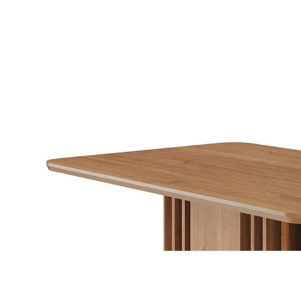 Mesa Multiuso Cozinha Julieta C- Tampo Madeirado 130x80cm Cinamomo - Cimol - 4