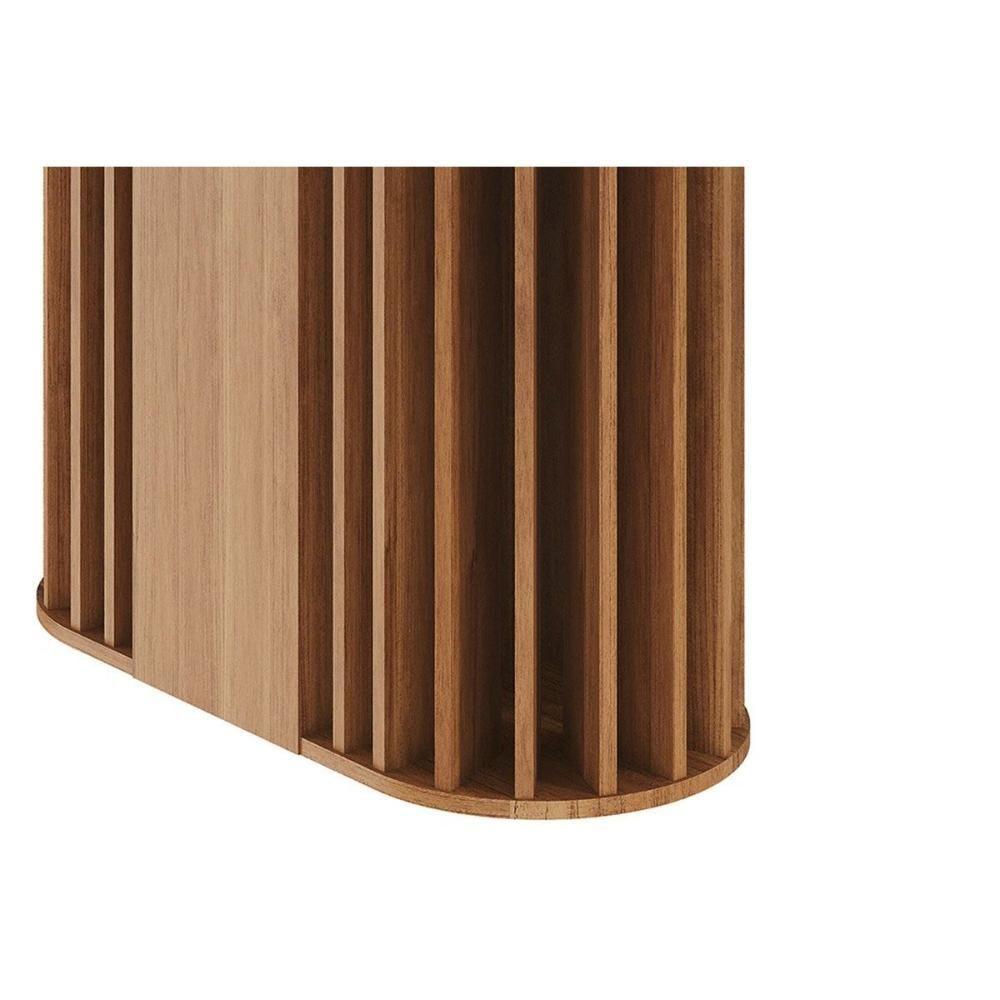 Mesa Multiuso Cozinha Julieta C- Tampo Madeirado 130x80cm Cinamomo - Cimol - 6