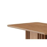 Mesa Multiuso Cozinha Julieta C- Tampo Madeirado 130x80cm Cinamomo - Cimol