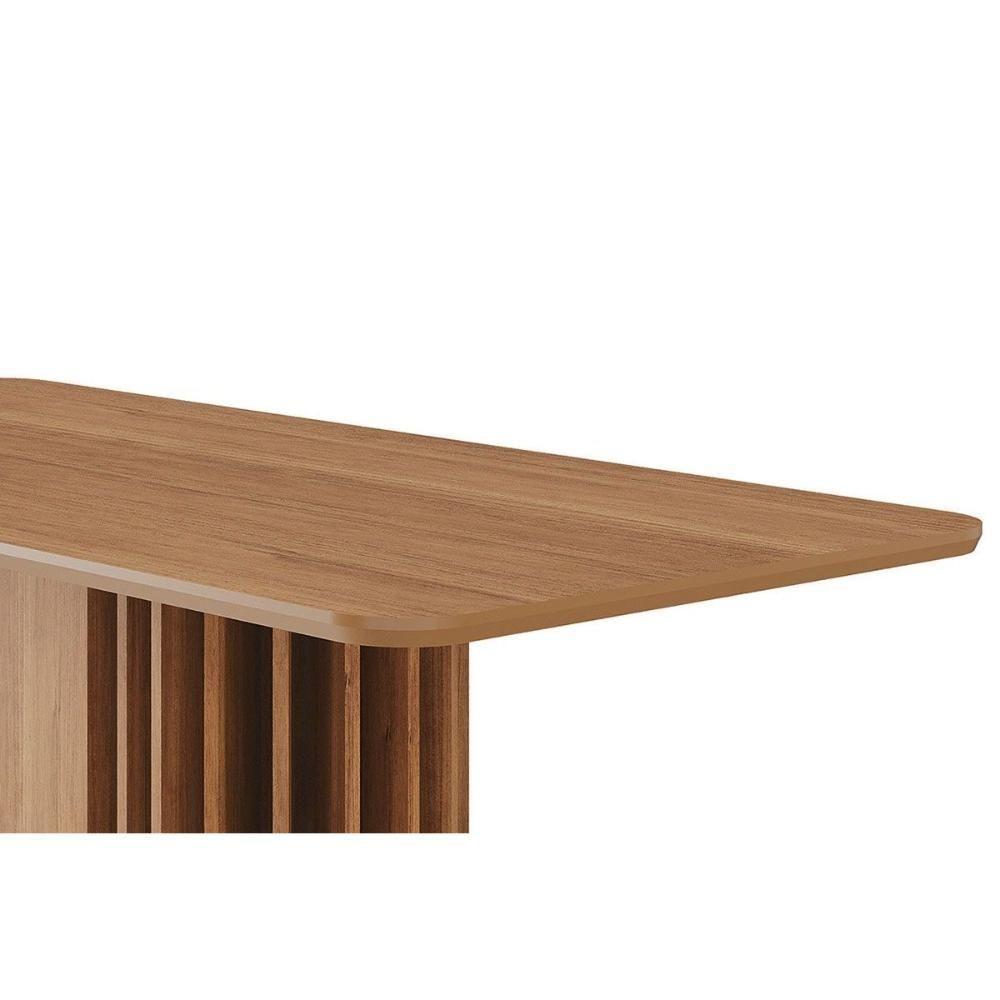 Mesa Multiuso Cozinha Julieta C- Tampo Madeirado 160x80cm Cinamomo - Cimol - 5
