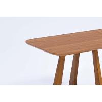 Mesa P- Cozinha Bromélia Natuame C- Tampo Madeirado 130x80cm Carvalho-cinamomo - Cimol