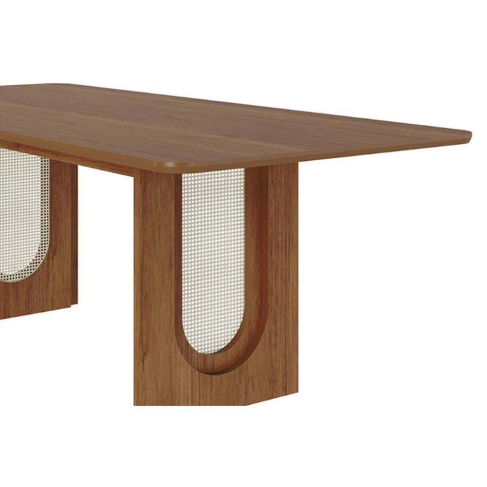 Mesa P- Cozinha Valentina C- Tampo Madeirado 210x100cm Cinamomo - Cimol - 5