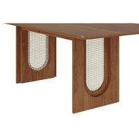 Mesa P- Cozinha Valentina C- Tampo Madeirado 210x100cm Cinamomo - Cimol - 6