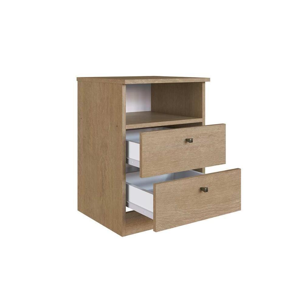 Mesa Cabeceira Infantil Irlanda C- 2 Gavetas Freijo - Genialflex - 3