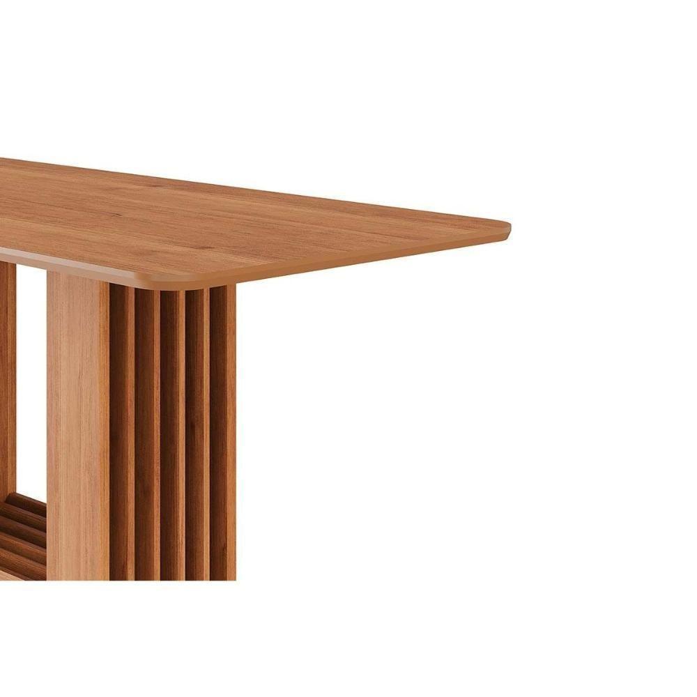 Mesa Multiuso Cozinha Ariela C- Tampo Madeirado 180x90cm Cinamomo - Cimol - 4