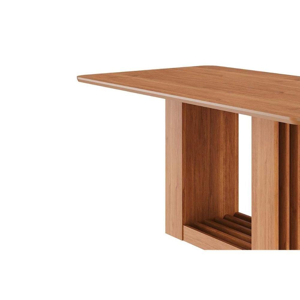 Mesa Multiuso Cozinha Ariela C- Tampo Madeirado 180x90cm Cinamomo - Cimol - 5