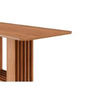 Mesa Multiuso Cozinha Ariela C- Tampo Madeirado 180x90cm Cinamomo - Cimol