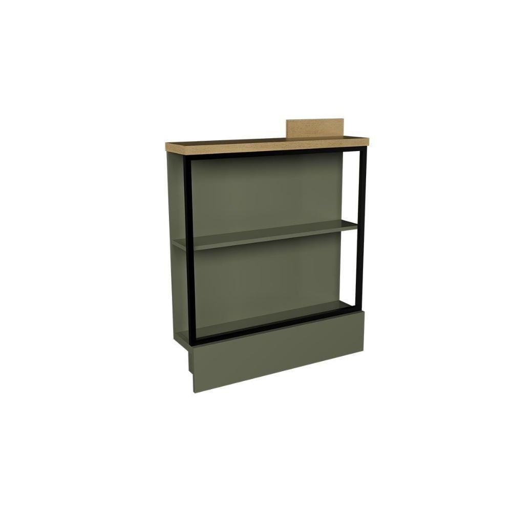 Balcão De Cozinha Modulado C- Tampo évora Ph 3070 C- 2 Prateleiras 78.5cm Verde-carvalho Nature - Herval - 1