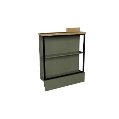 Balcão De Cozinha Modulado C- Tampo évora Ph 3070 C- 2 Prateleiras 78.5cm Verde-carvalho Nature - Herval