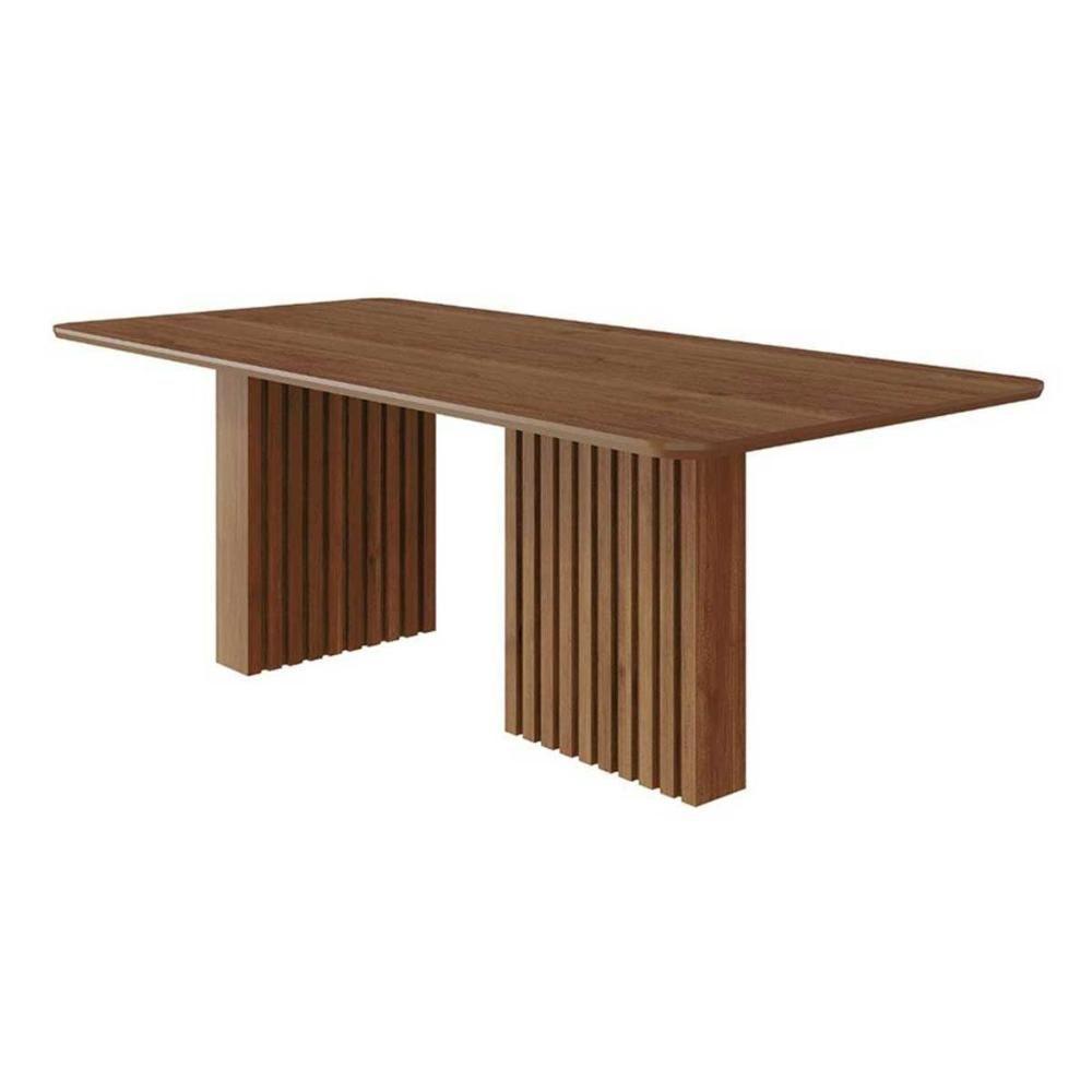 Mesa Multiuso Cozinha Ester C- Tampo Madeirado 210x100cm Cinamomo - Cimol - 1