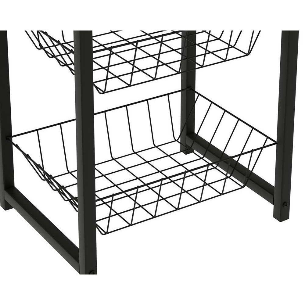 Balcão Multiuso Cozinha Fruteira Crome Indrustrial Li035 Canela-branco - Kappesberg - 4
