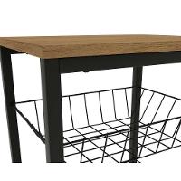 Balcão Multiuso Cozinha Fruteira Crome Indrustrial Li035 Canela-branco - Kappesberg - 3