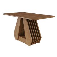 Mesa P- Cozinha Agata C- Tampo Madeirado 130x80cm Cinamomo - Cimol - 1