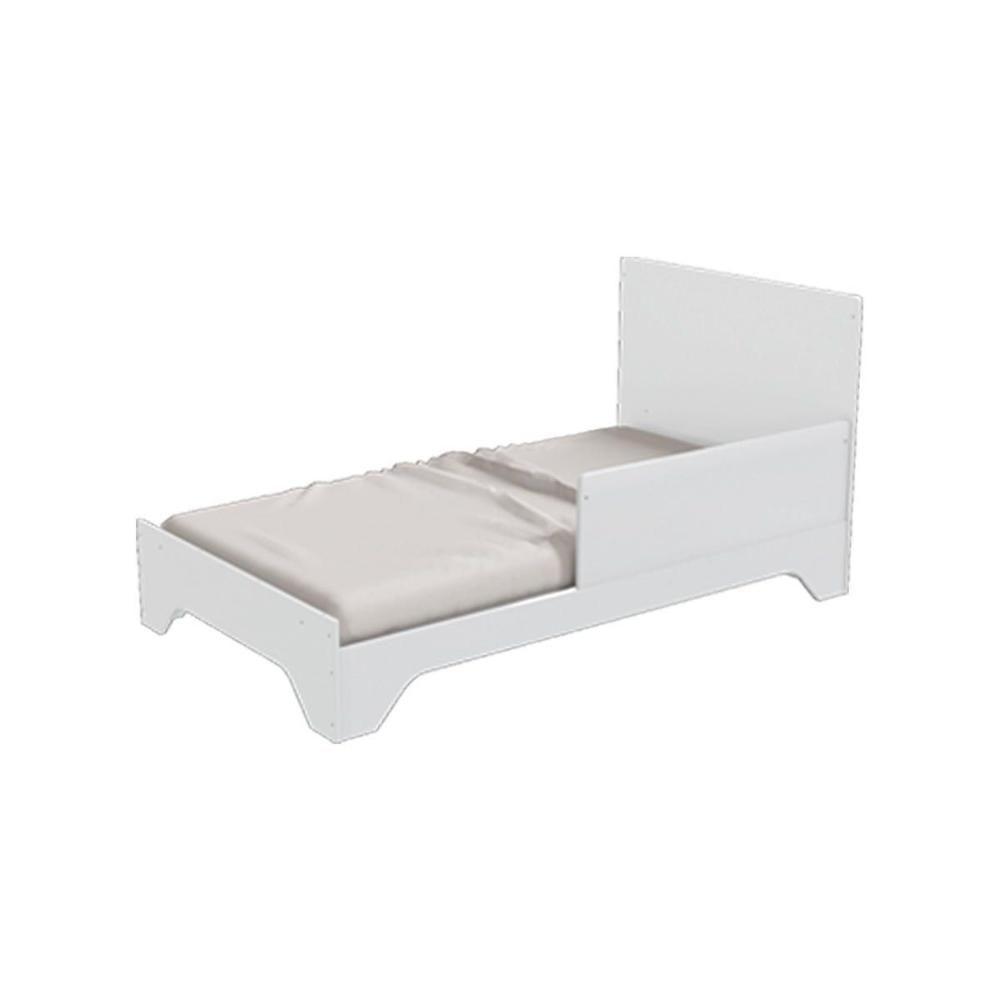 Berço - Mini Cama Infantil Popy Retrô 3 Em 1 Branco-amendoa - Peroba - 5