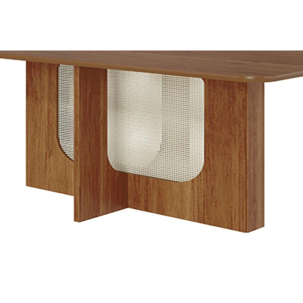 Mesa P- Cozinha Louise C- Tampo Madeirado 160x80cm Cinamomo - Cimol - 6