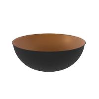 Cuba P- Pia De Banheiro De Sobrepor Bn3674 33cm Cobre-preto - Tecno Mobili - 1