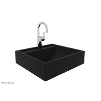 Cuba P- Pia De Banheiro De Sobrepor Bn3657 40x38cm Preto - Tecno Mobili - 3