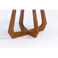 Mesa Multiuso Cozinha Bromélia Natuame C- Tampo Madeirado 130x80cm Carvalho-cinamomo - Cimol - 6