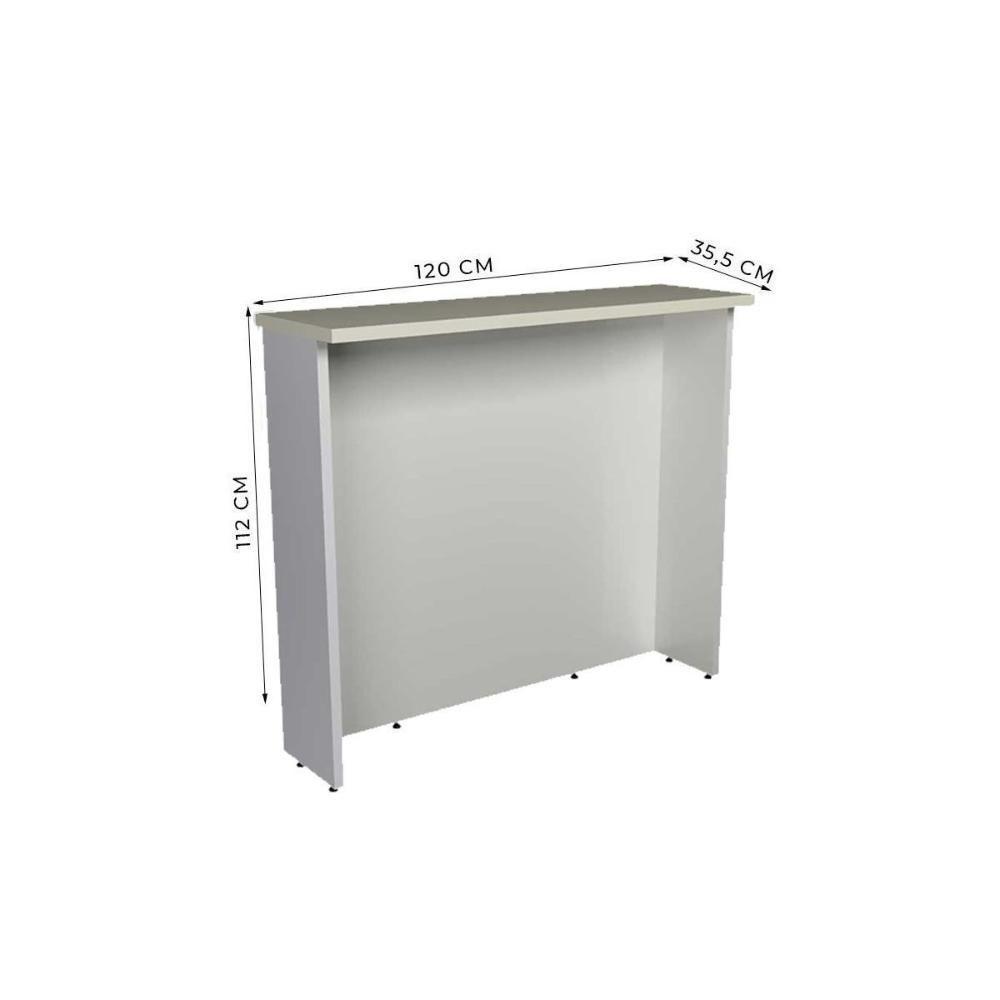 Bancada Ilha Cozinha Ph 3068 Ten 120cm Azul-cinza Argila - Herval - 2