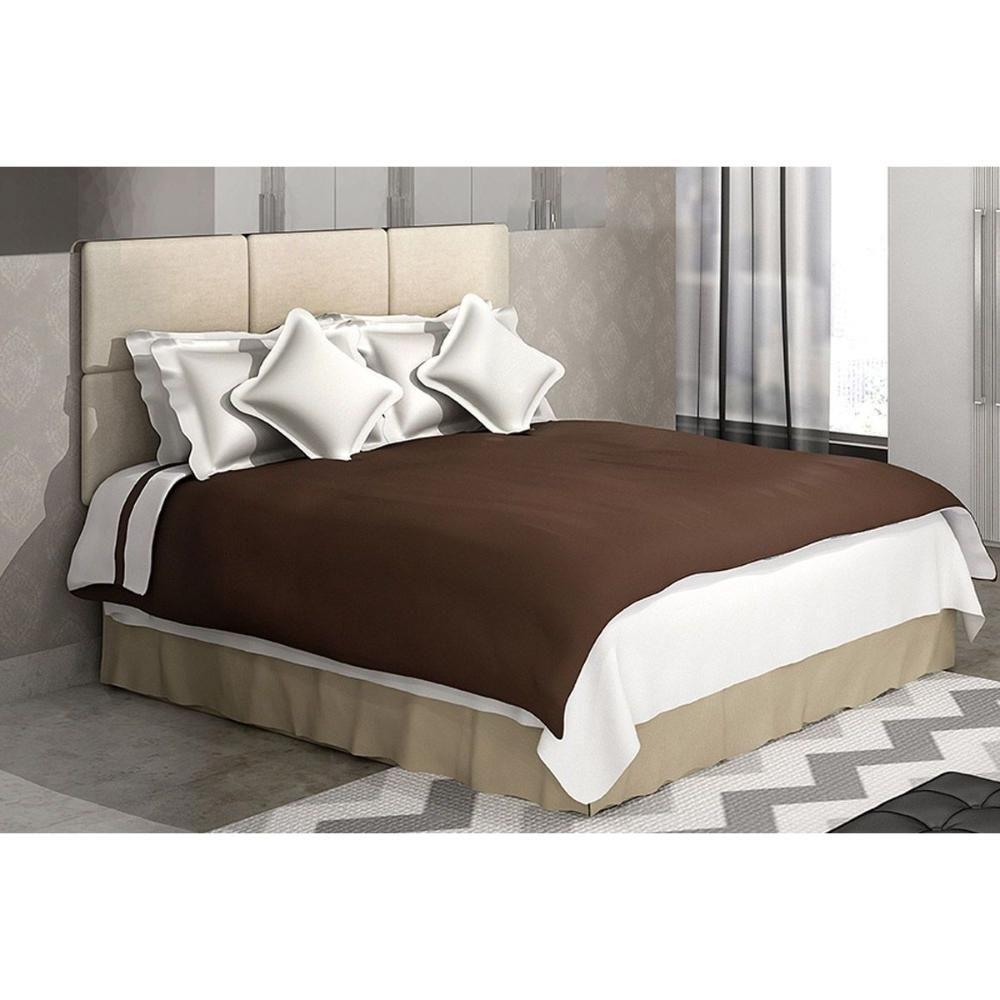 Cabeceira Cama Box Estofada Modulada Lucca (3un) Casal-queen - Ano Capuccino - Rufato - 4