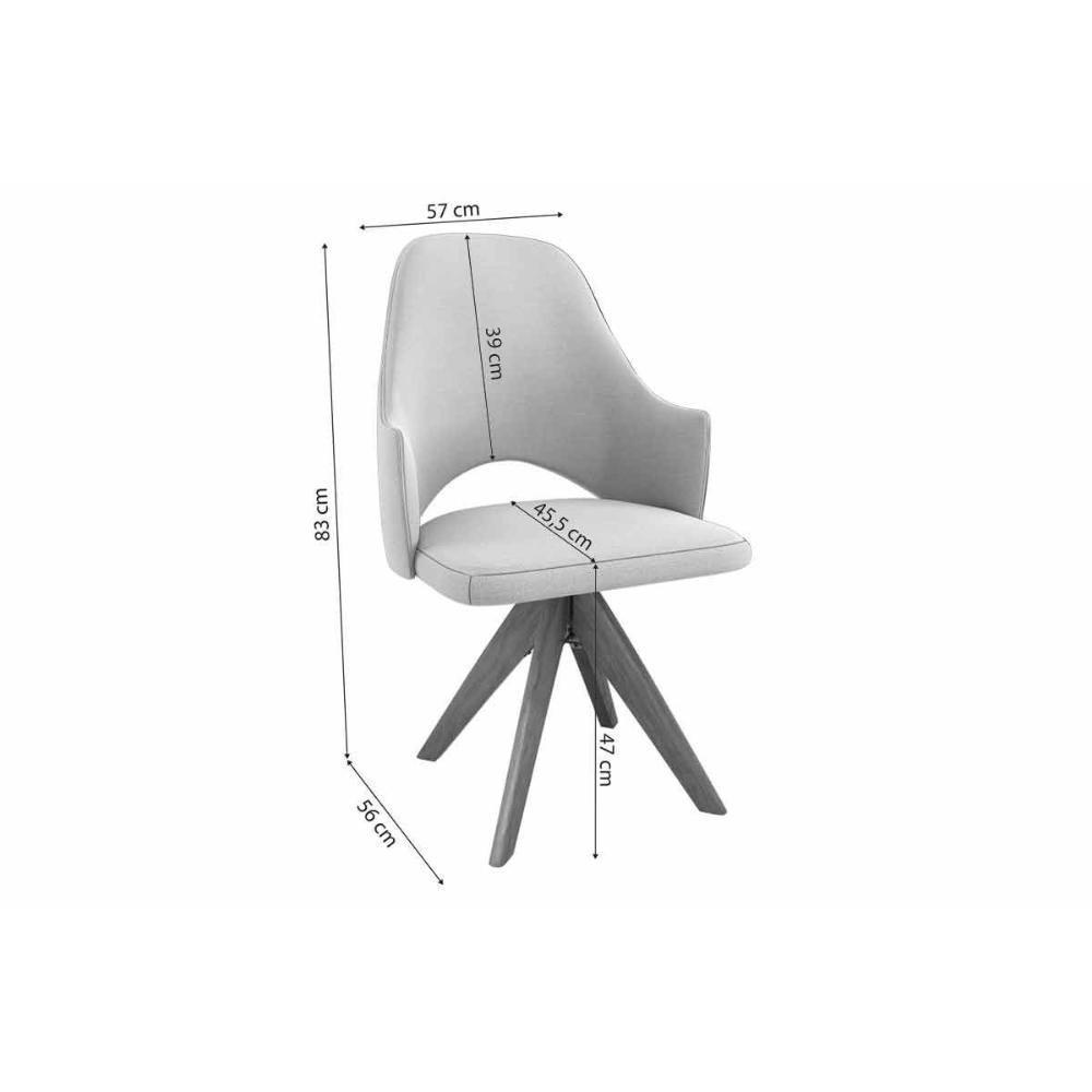 Poltrona Decorativa P- Sala Siena 1p002ca 1 Un Carvalho-boucle Chocolate - Kappesberg - 2