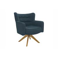 Poltrona Decorativa P- Sala Olga 1p001ca 1 Un Carvalho-bouclé Azul - Kappesberg - 1