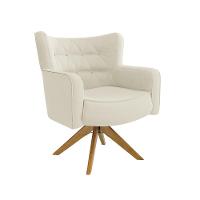 Poltrona Decorativa P- Sala Olga 1p001ca 1 Un Carvalho-bouclé Azul - Kappesberg - 3