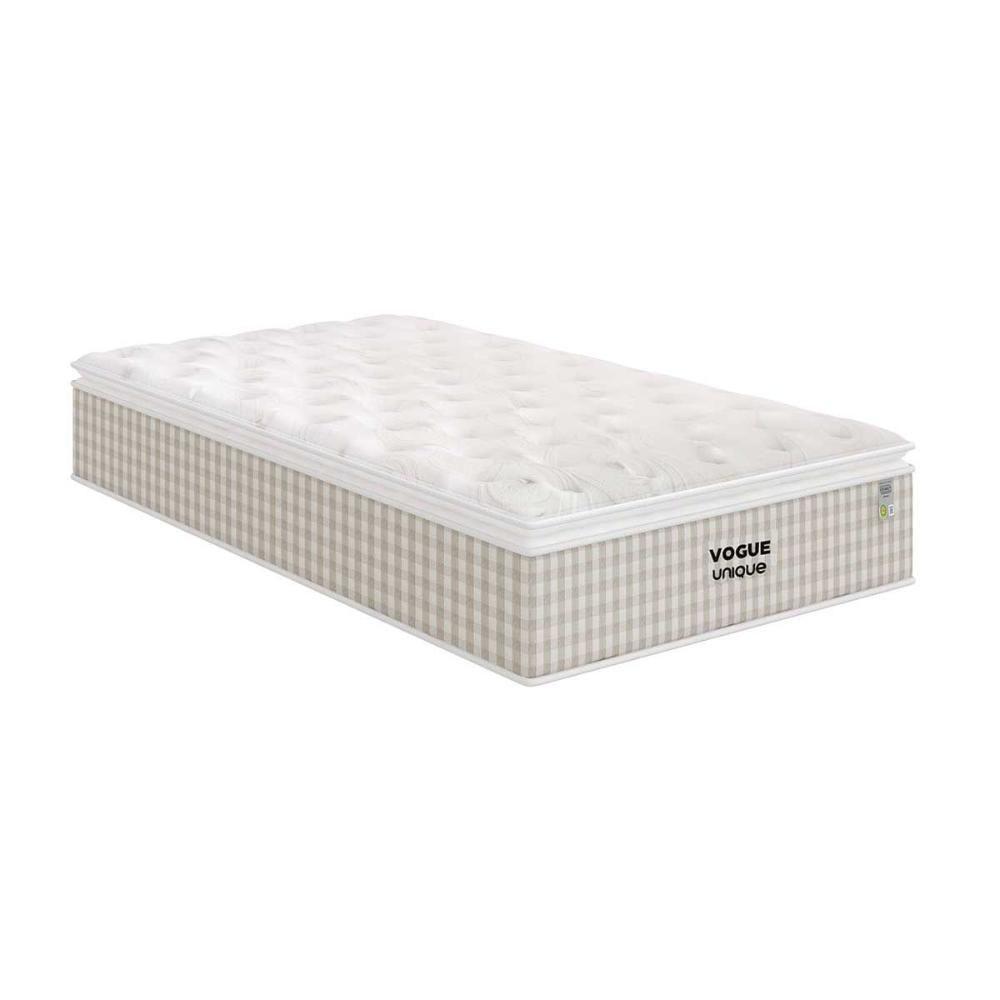 Colchão Solteiro Molas Ensacadas Vogue Pillow Top (88x188x34) - Plumatex - 1
