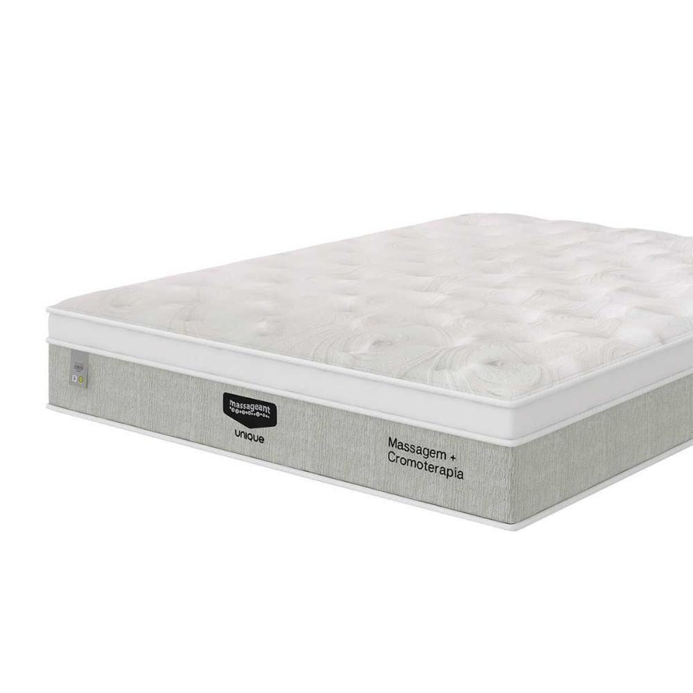 Colchão Queen C- Vibro Massagem Ensacadas Massageant Euro Pillow (158x198x32) - Plumatex - 5