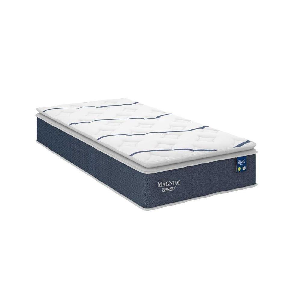 Colchão Solteiro Molas Ensacadas Magnum Pillow Top (88x188x28) - Plumatex - 1