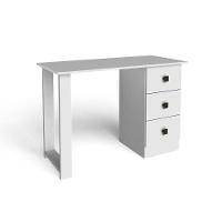 Mesa De Computador Solteiro Msm 436 C- 3 Gavetas Rustico - Movelbento - 5