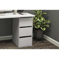 Mesa De Computador Solteiro Mb 1035 C- 3 Gavetas Branco - Movelbento - 5