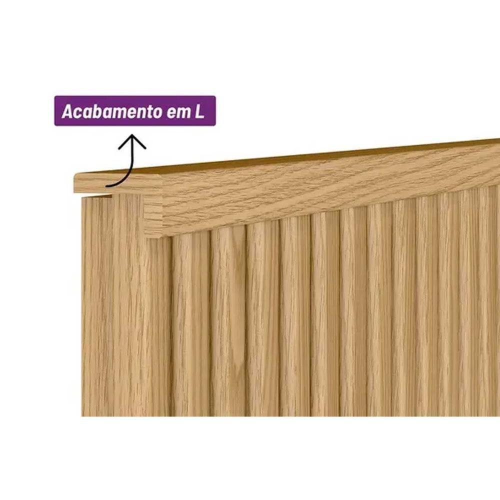 Painel Cama Box Madeirado Laranjeiras 240cm Carvalho - Linea Brasil - 3