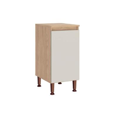 Balcão De Cozinha Modulado C- Tampo Rebeca C- 1 Porta 40cm Mel-off White - Movelbento