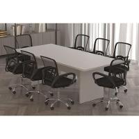 Mesa De Diretor Reunião Diretor Reunião Me4190 Branco - Tecno Mobili - 3