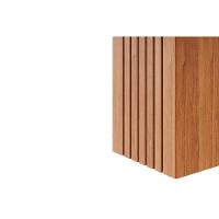 Mesa Multiuso Cozinha Ana C- Tampo Madeirado 130x80cm Cinamomo - Cimol - 5