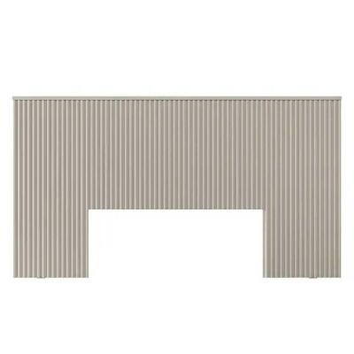 Painel Cama Box Madeirado Laranjeiras 240cm Off White - Linea Brasil