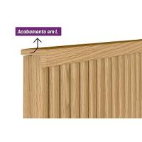 Painel Cama Box Madeirado Laranjeiras 240cm Off White - Linea Brasil - 3