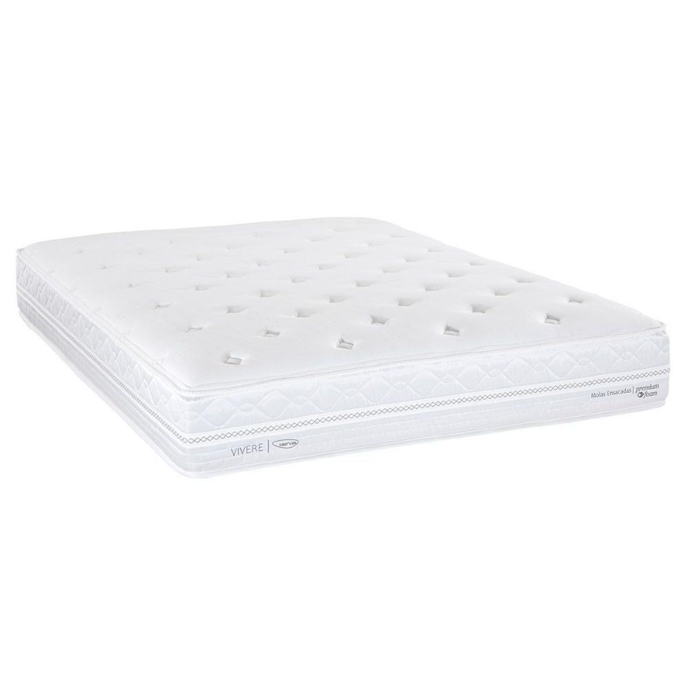 Colchão Casal Molas Pocket Ensacadas Master C1782 Pillow Top (138x188x28) - Herval - 1