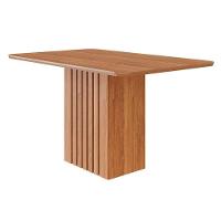 Mesa P- Cozinha Ana C- Tampo Madeirado 130x80cm Cinamomo - Cimol - 1